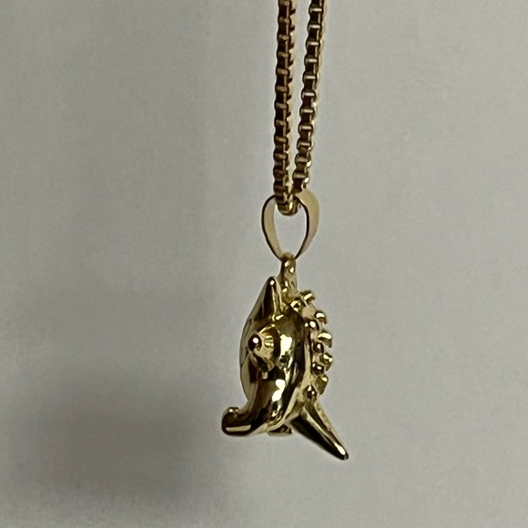 Gengar Pokemon Gold Tone Charm Pendant Necklace Adjustable Chain Anime - Picture 8 of 10